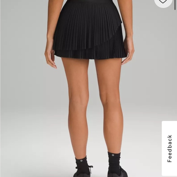 Lululemon Athletica Black Tiered Pleats Tennis Skirt - Picture 8 of 11